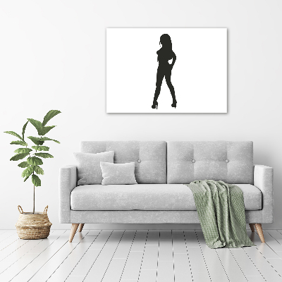 Tableau acrylique Silhouette de femme