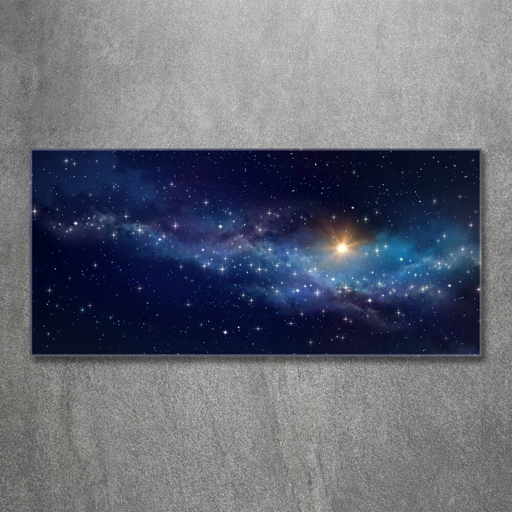 Tableau acrylique Galaxie