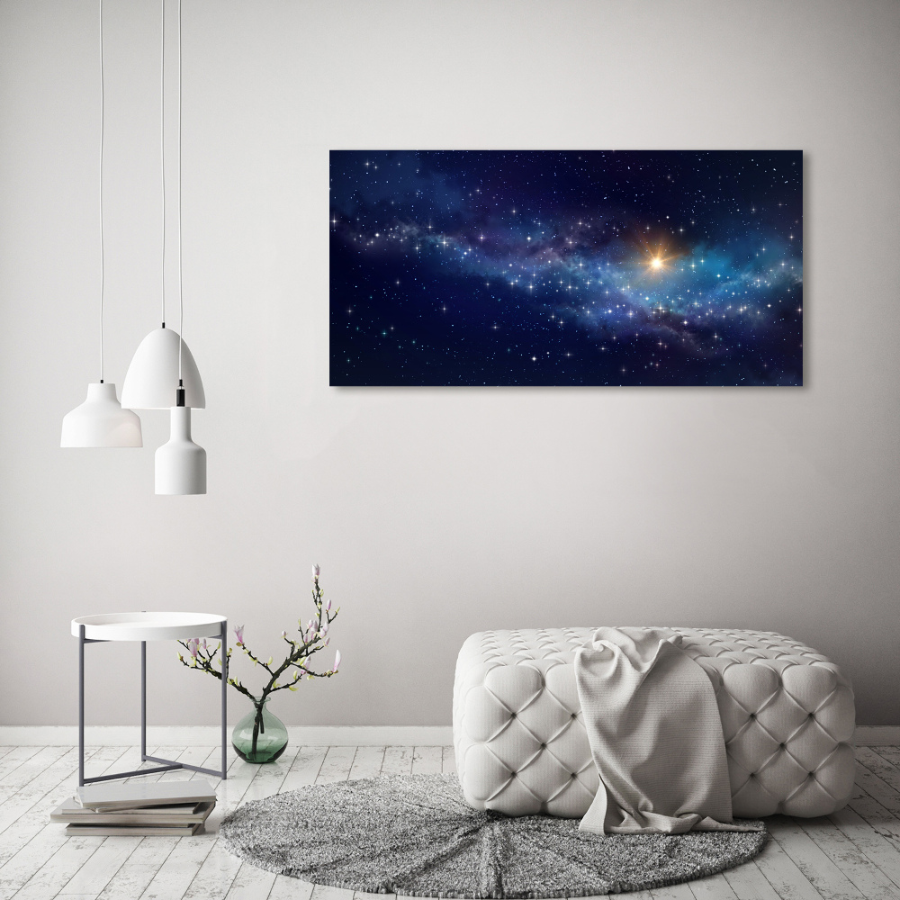 Tableau acrylique Galaxie