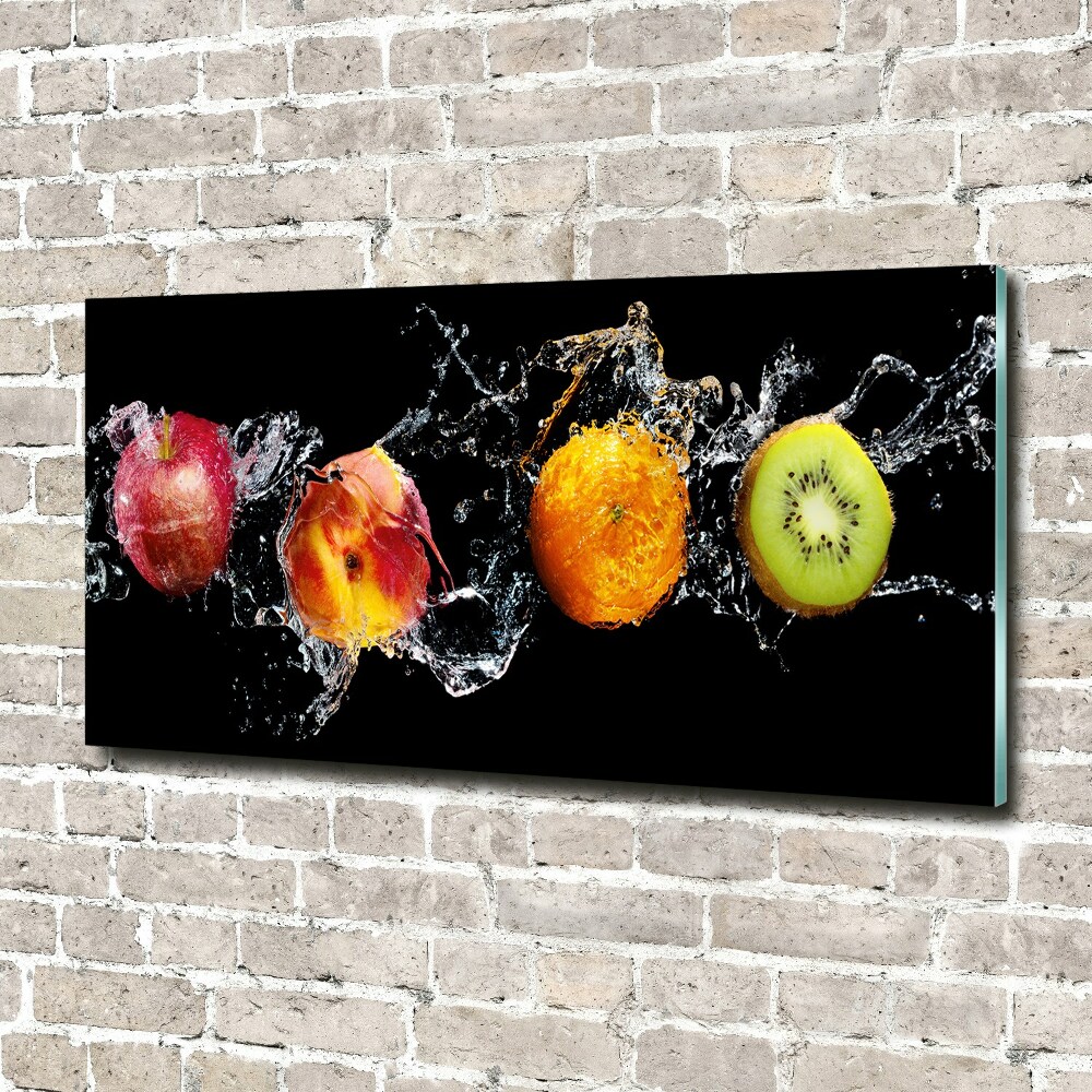 Acrylique tableau Fruits et eau