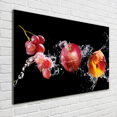 Acrylique tableau Fruits et eau