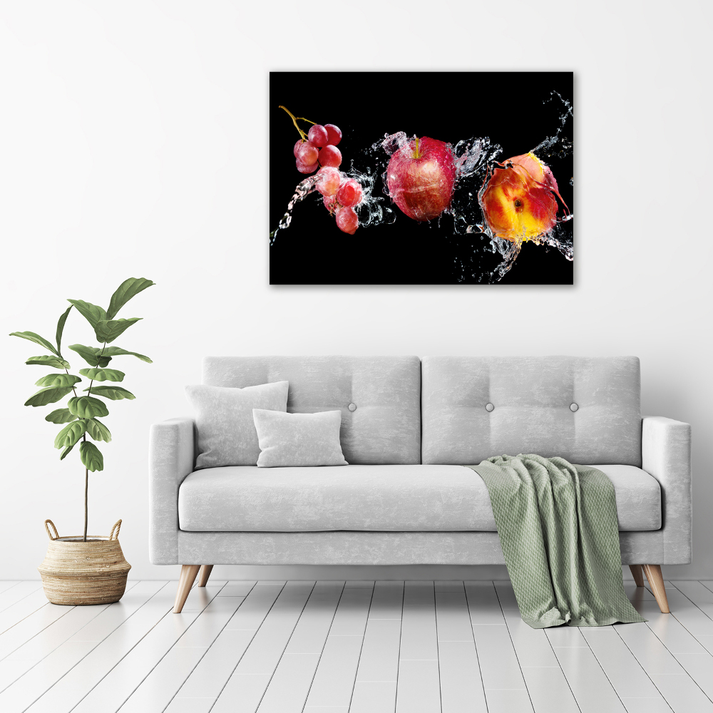 Acrylique tableau Fruits et eau