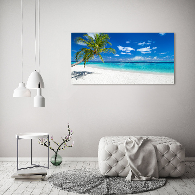 Tableau sur verre acrylique Plage tropicale