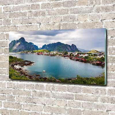 Tableau en acrylique Lofoten en Norvège