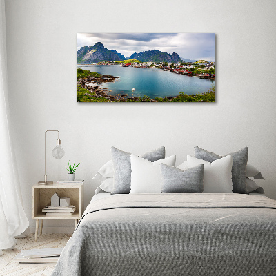 Tableau en acrylique Lofoten en Norvège