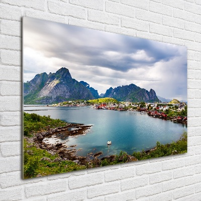 Tableau en acrylique Lofoten en Norvège