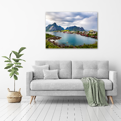 Tableau en acrylique Lofoten en Norvège