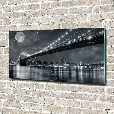 Tableau acrylique Pont de Brooklyn New York