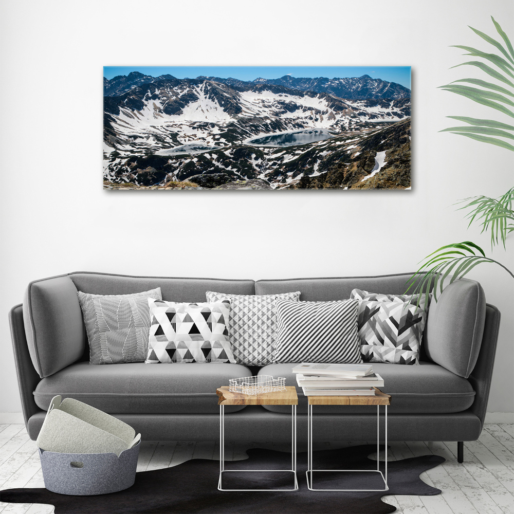 Tableau acrylique Lac dans les Tatras