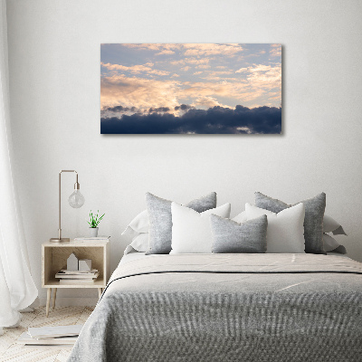 Acrylique tableau Les nuages dans le ciel