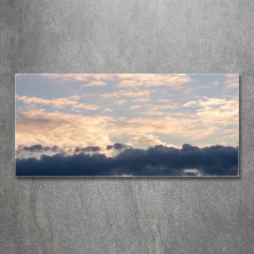 Acrylique tableau Les nuages dans le ciel