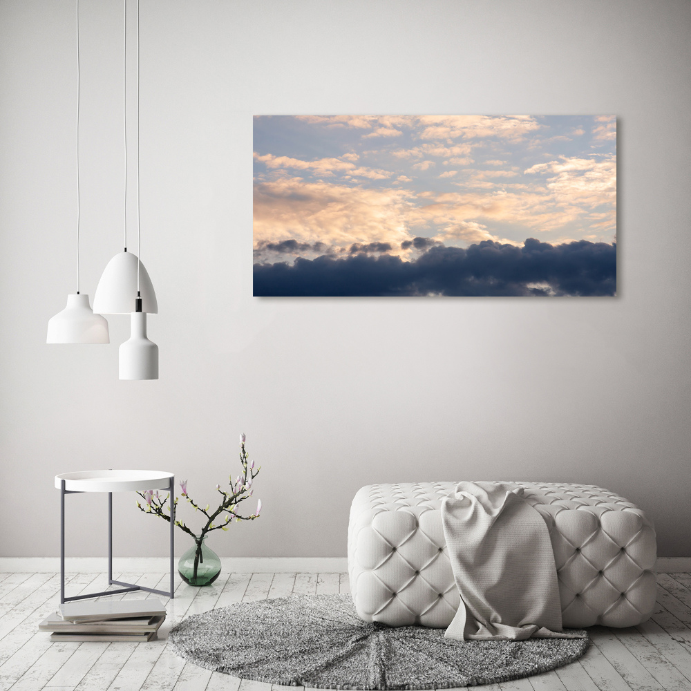 Acrylique tableau Les nuages dans le ciel