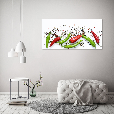 Tableau sur verre acrylique Piments