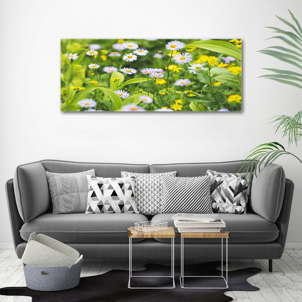 Tableau acrylique Marguerites