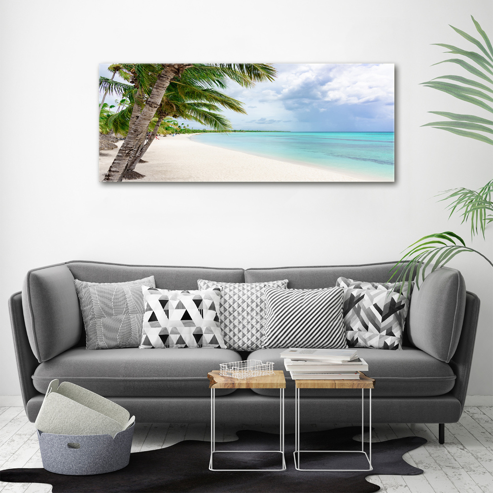 Tableau acrylique Plage tropicale