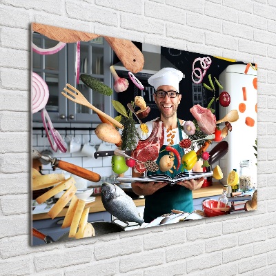 Tableau en acrylique Recettes de cuisine