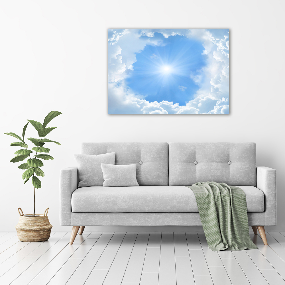 Tableau en acrylique Les nuages dans le ciel