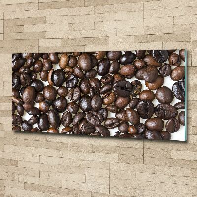 Tableau verre acrylique Grains de café