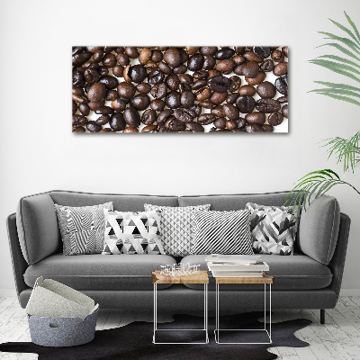 Tableau verre acrylique Grains de café