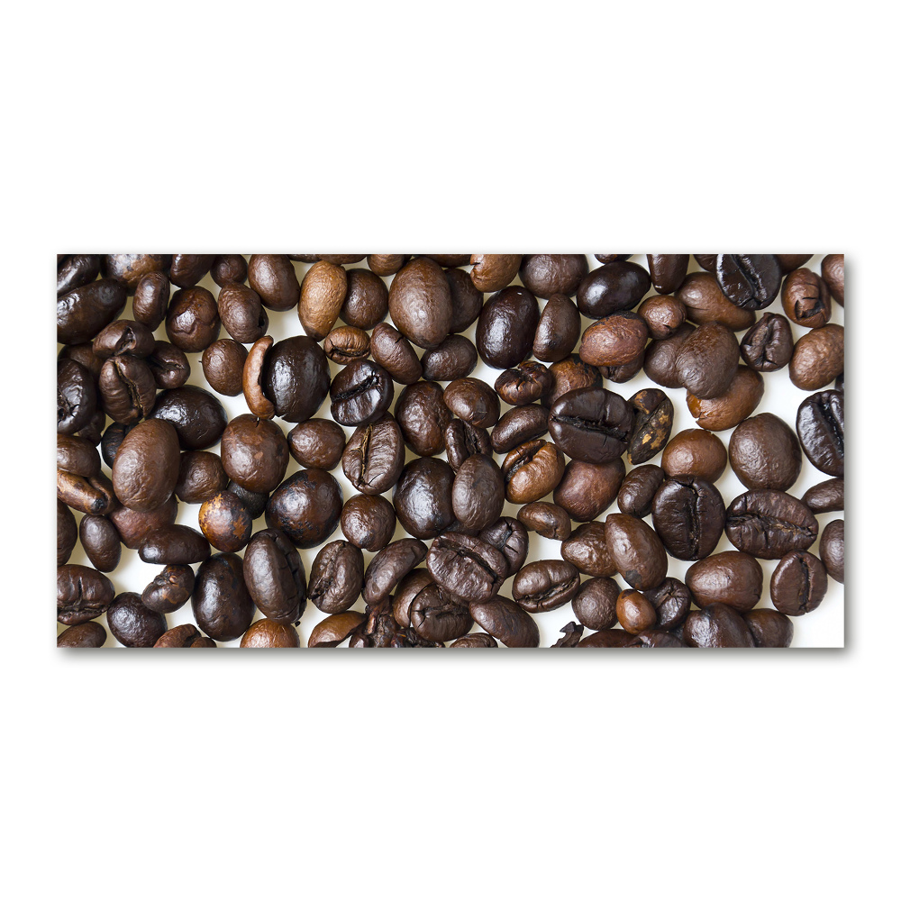 Tableau verre acrylique Grains de café