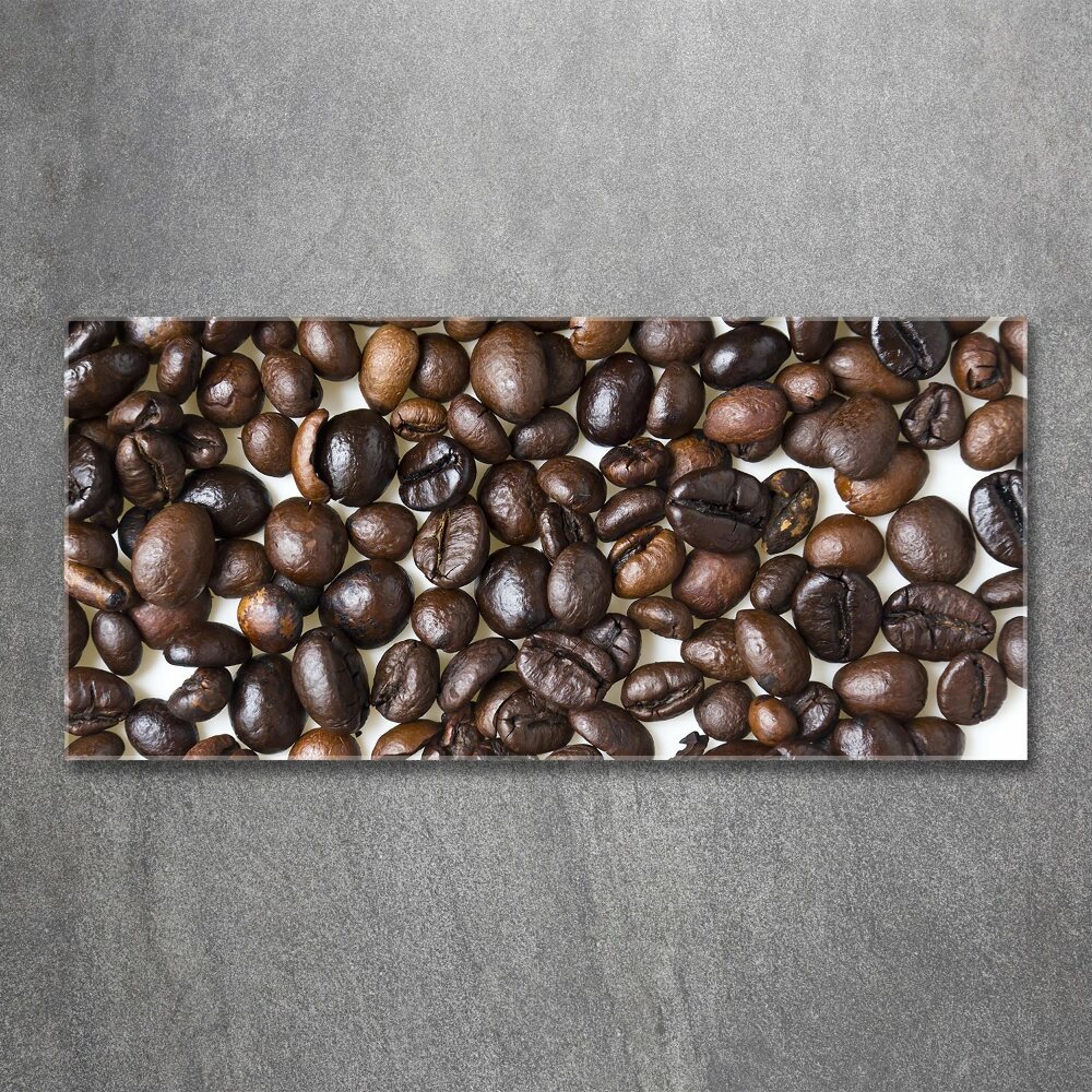 Tableau verre acrylique Grains de café