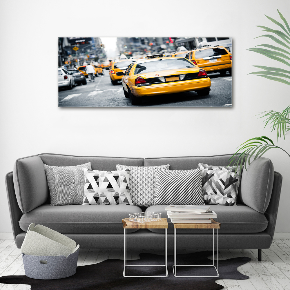 Tableau en acrylique Taxis New York USA