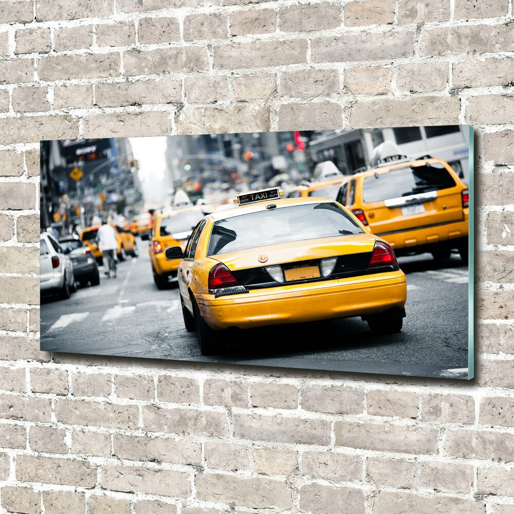 Tableau en acrylique Taxis New York USA