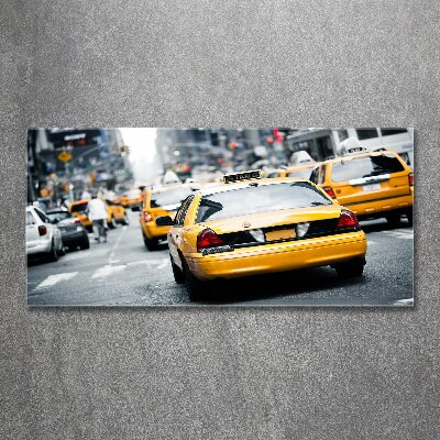 Tableau en acrylique Taxis New York USA