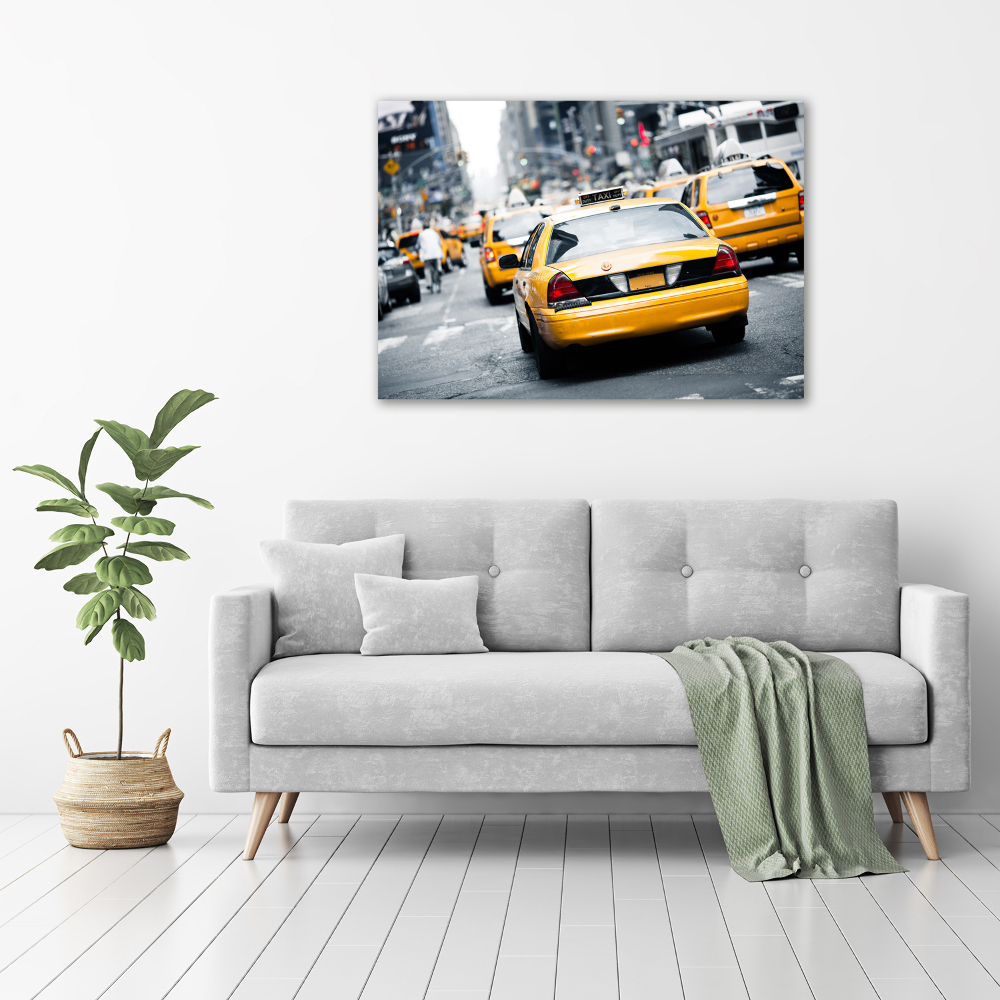 Tableau en acrylique Taxis New York USA