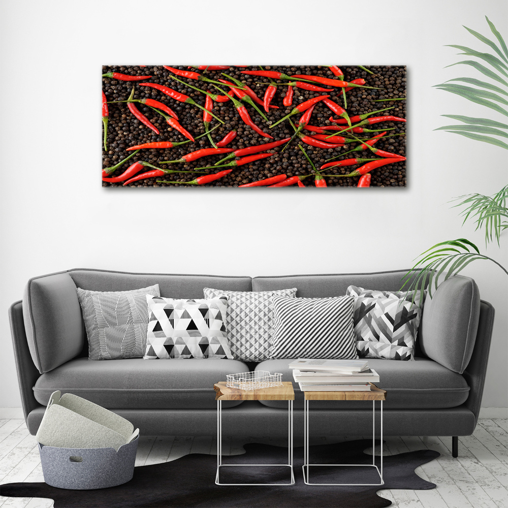 Tableau acrylique Piments