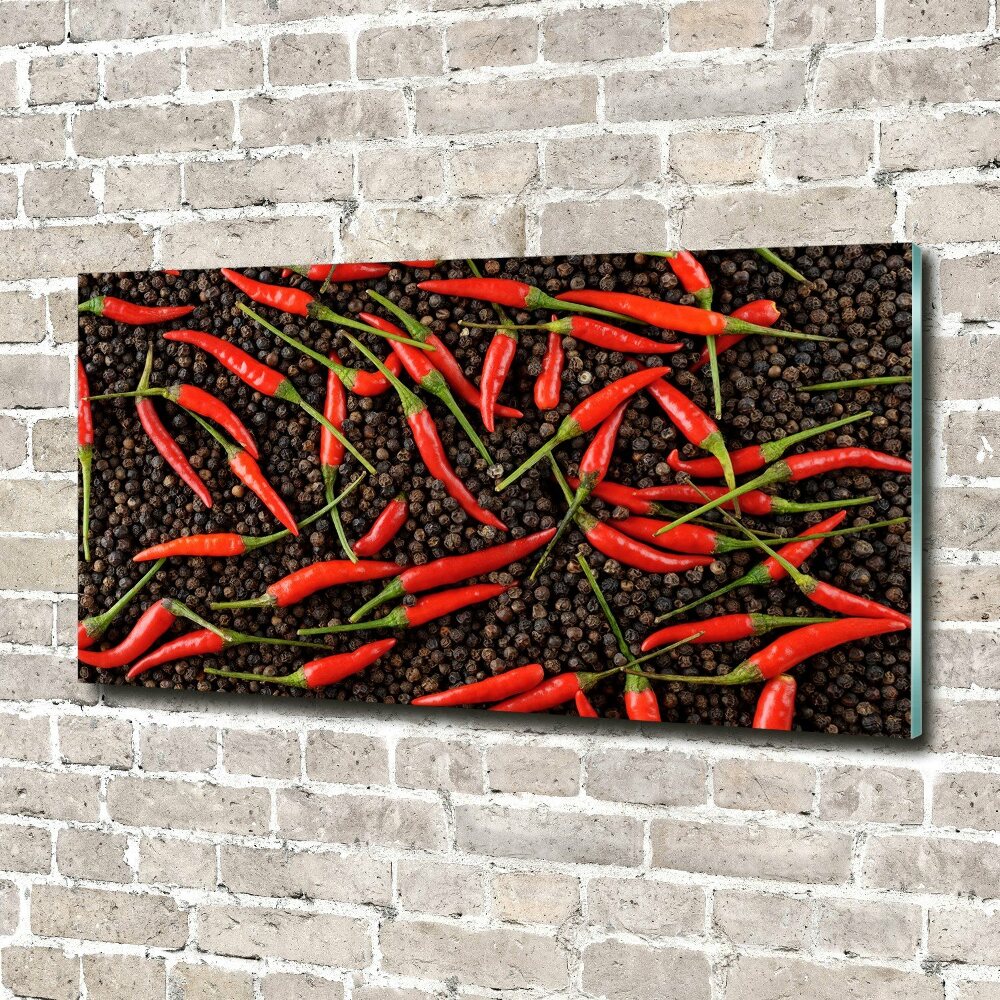 Tableau acrylique Piments