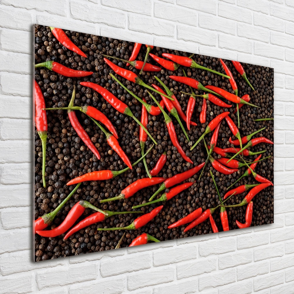 Tableau acrylique Piments