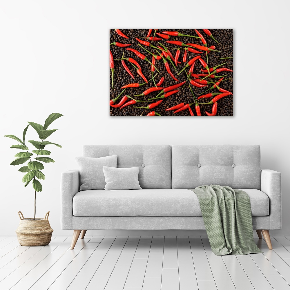 Tableau acrylique Piments