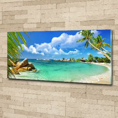 Tableau en acrylique Plage des Seychelles