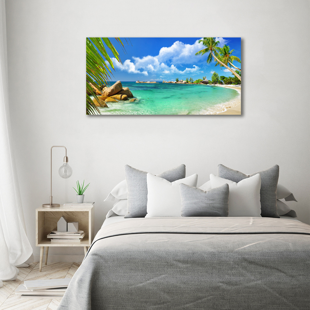 Tableau en acrylique Plage des Seychelles