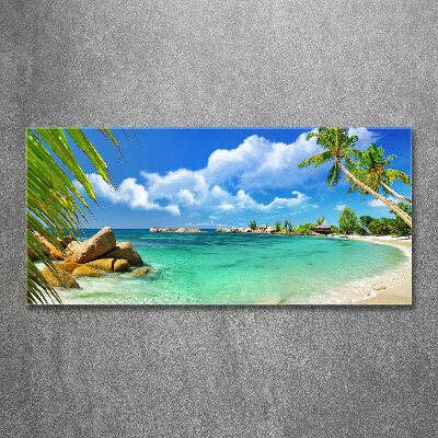 Tableau en acrylique Plage des Seychelles