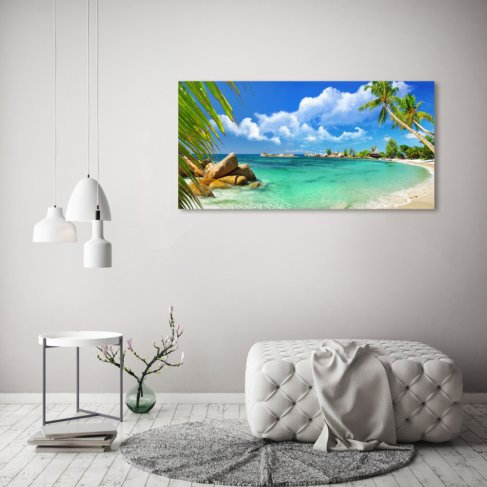 Tableau en acrylique Plage des Seychelles