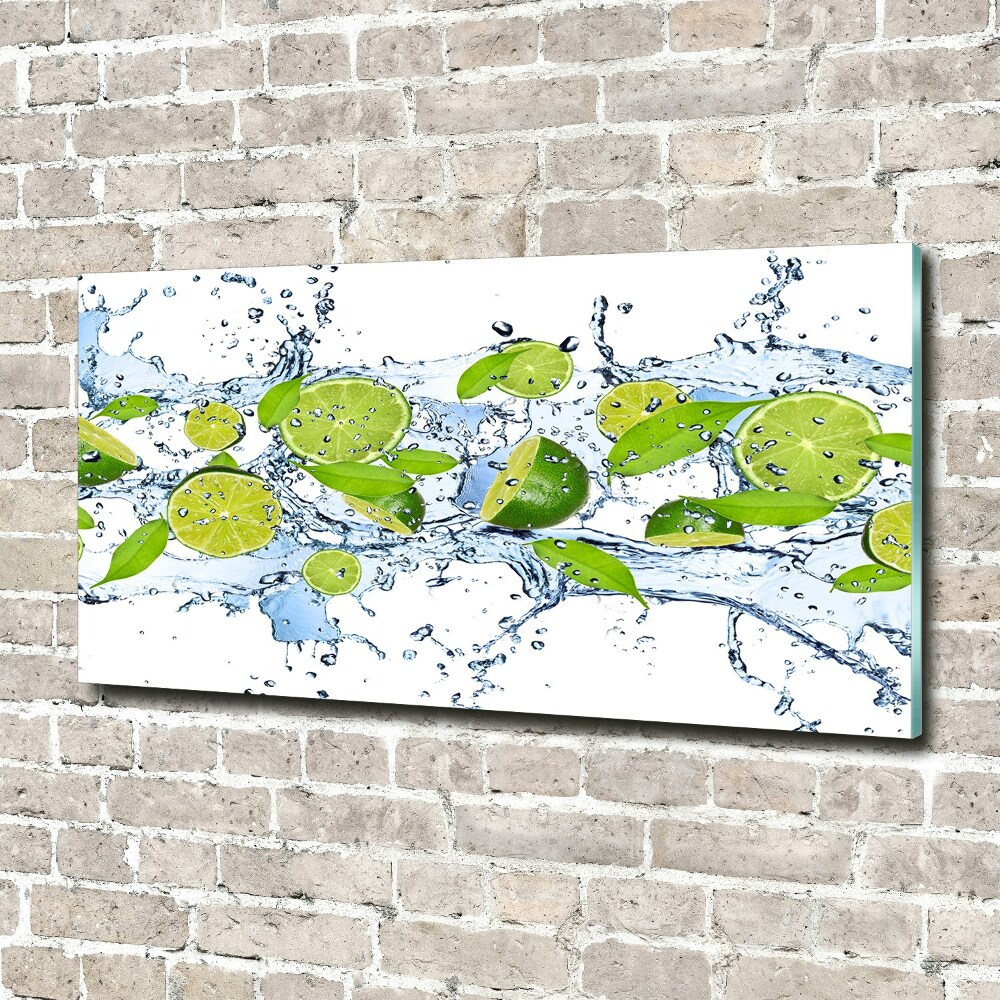 Acrylique tableau Le calcaire et l'eau