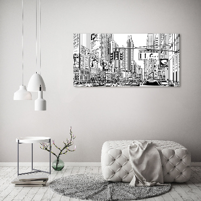 Tableau acrylique Les rues de New York