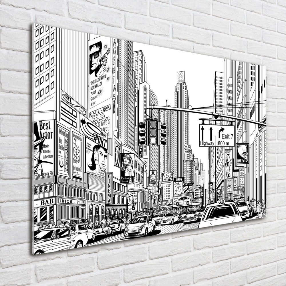 Tableau acrylique Les rues de New York