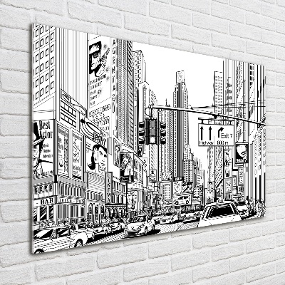 Tableau acrylique Les rues de New York