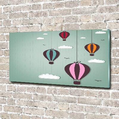 Tableau acrylique Ballons volants