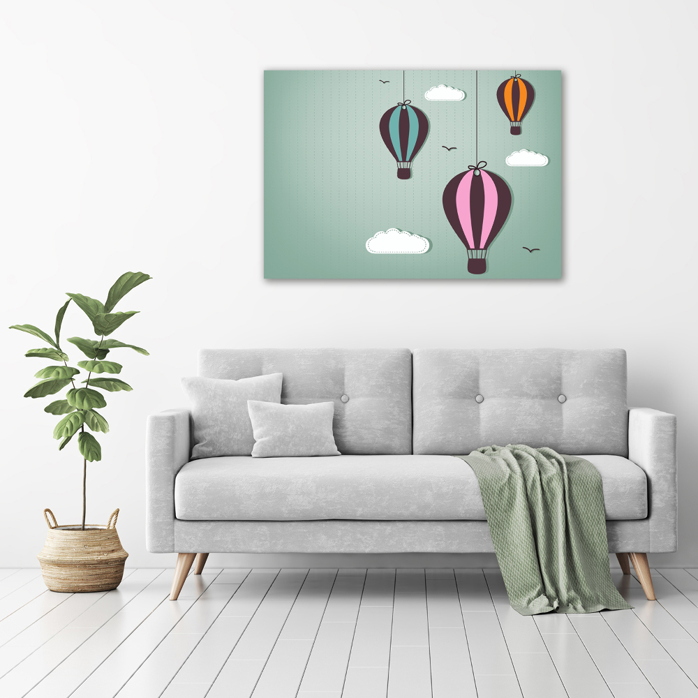 Tableau acrylique Ballons volants