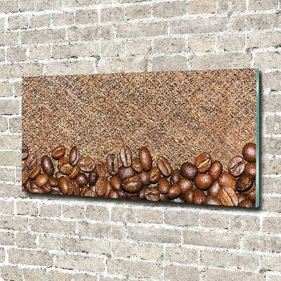 Acrylique tableau Les grains de café