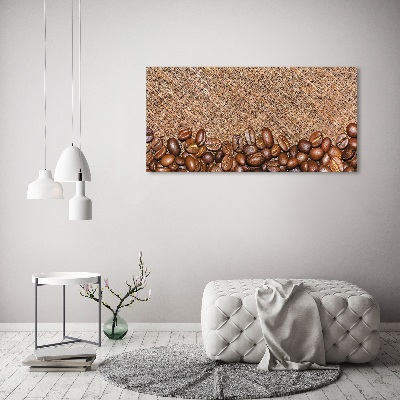 Acrylique tableau Les grains de café