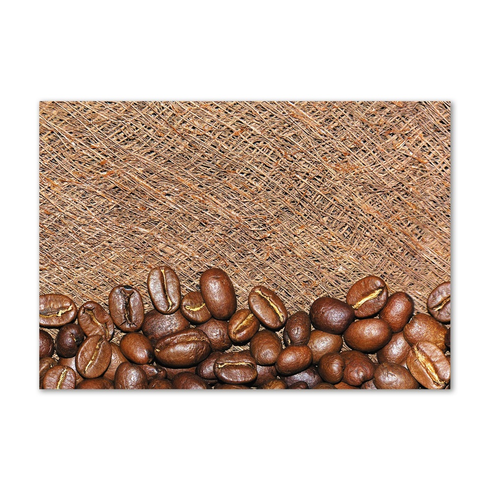 Acrylique tableau Les grains de café