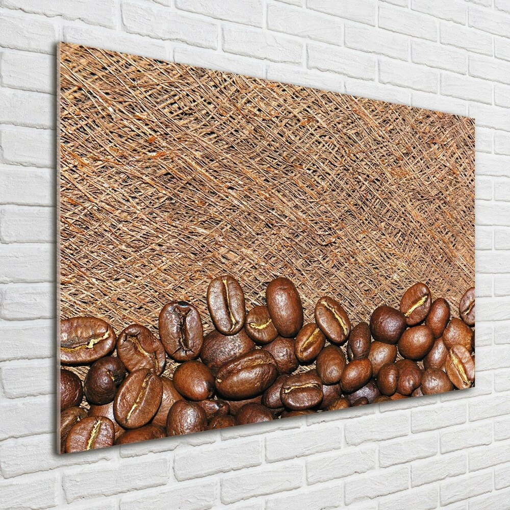 Acrylique tableau Les grains de café