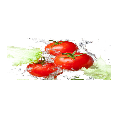 Tableau verre acrylique Tomates et laitue