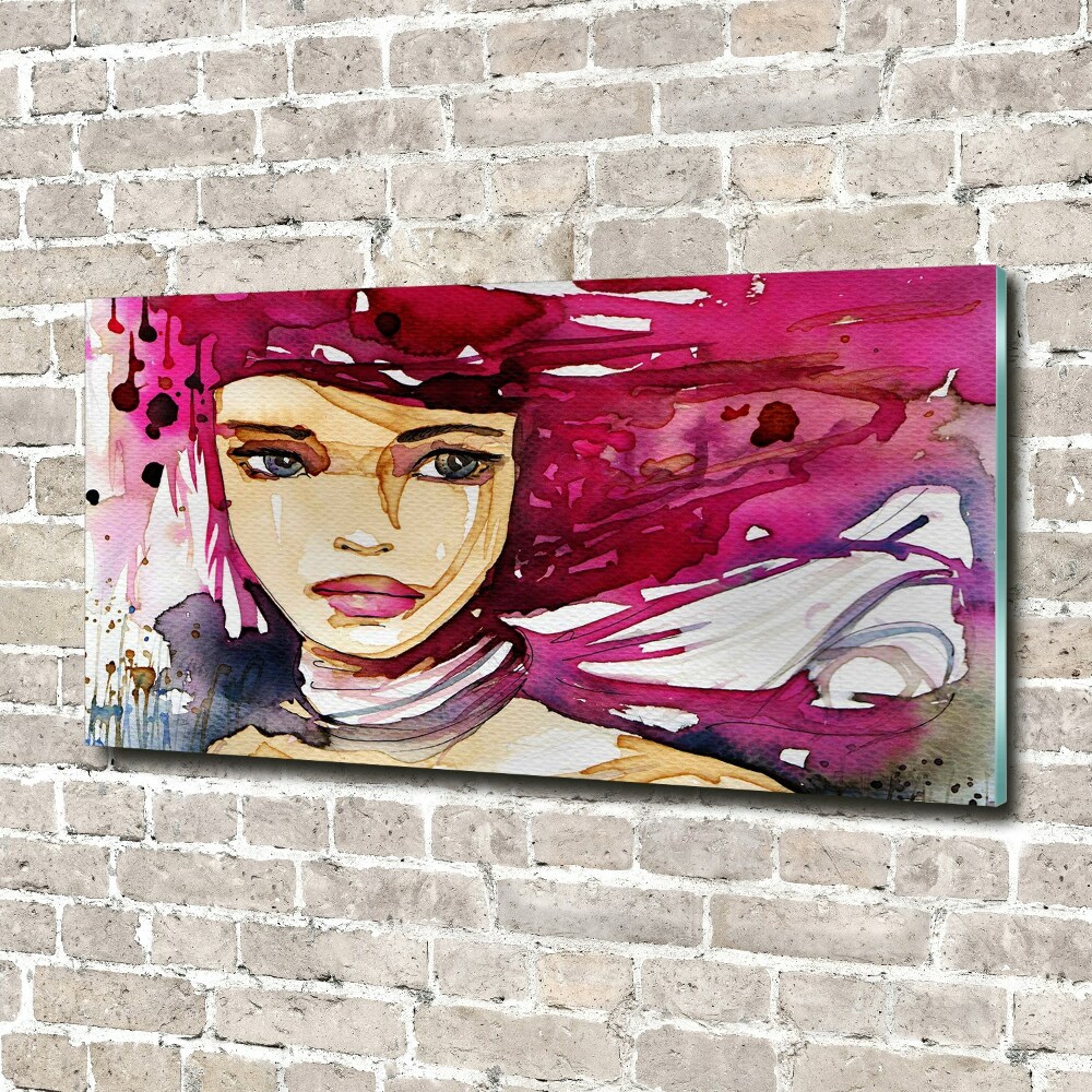 Acrylique tableau Abstraction d'une femme