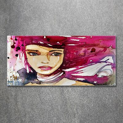 Acrylique tableau Abstraction d'une femme